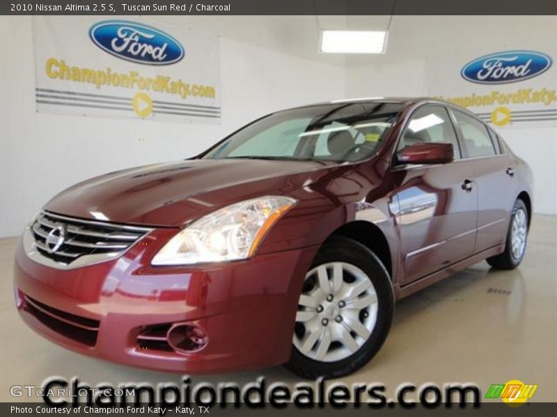 Tuscan Sun Red / Charcoal 2010 Nissan Altima 2.5 S