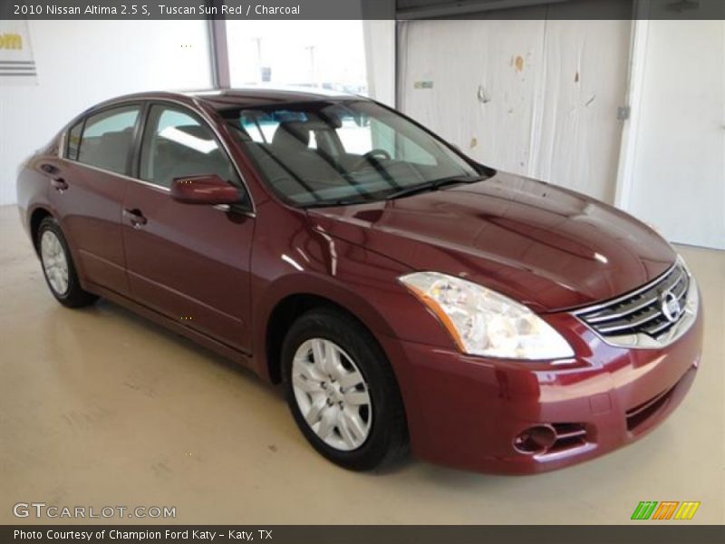 Tuscan Sun Red / Charcoal 2010 Nissan Altima 2.5 S