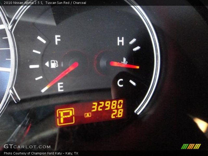 Tuscan Sun Red / Charcoal 2010 Nissan Altima 2.5 S