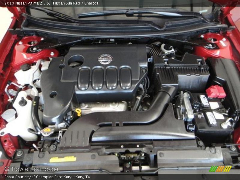 Tuscan Sun Red / Charcoal 2010 Nissan Altima 2.5 S
