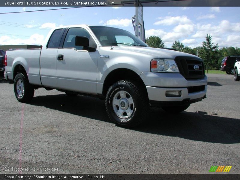 Silver Metallic / Dark Flint 2004 Ford F150 STX SuperCab 4x4