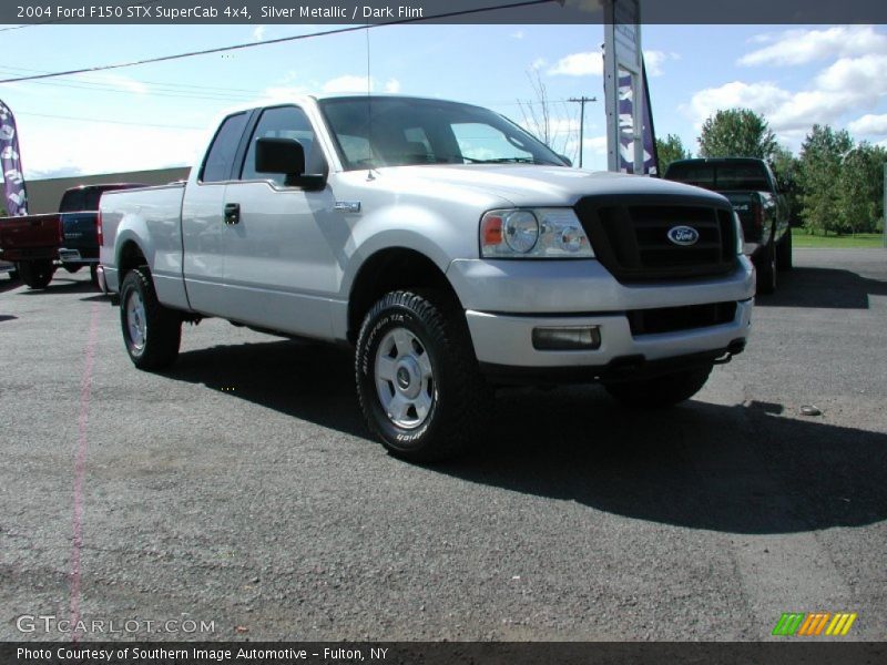 Silver Metallic / Dark Flint 2004 Ford F150 STX SuperCab 4x4