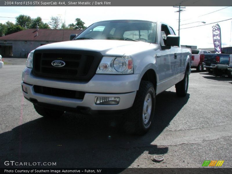 Silver Metallic / Dark Flint 2004 Ford F150 STX SuperCab 4x4