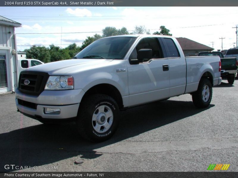 Silver Metallic / Dark Flint 2004 Ford F150 STX SuperCab 4x4