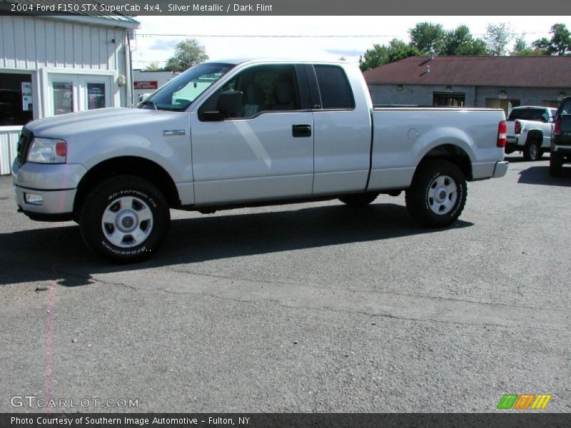 Silver Metallic / Dark Flint 2004 Ford F150 STX SuperCab 4x4