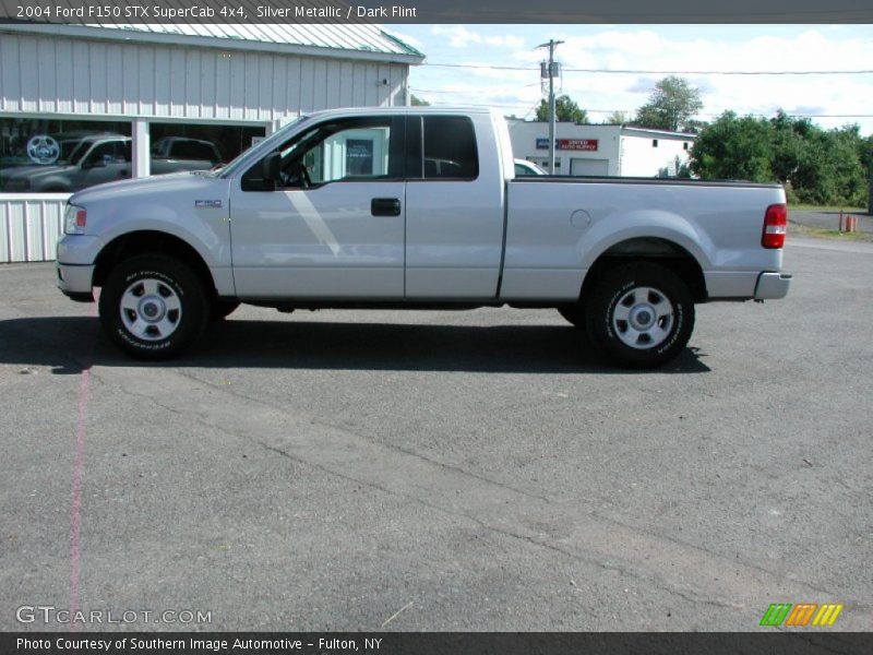 Silver Metallic / Dark Flint 2004 Ford F150 STX SuperCab 4x4
