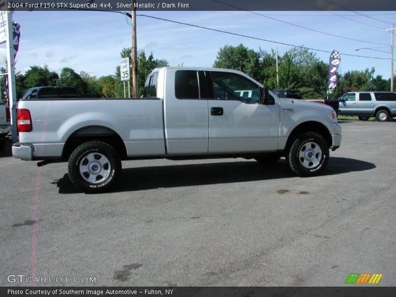 Silver Metallic / Dark Flint 2004 Ford F150 STX SuperCab 4x4