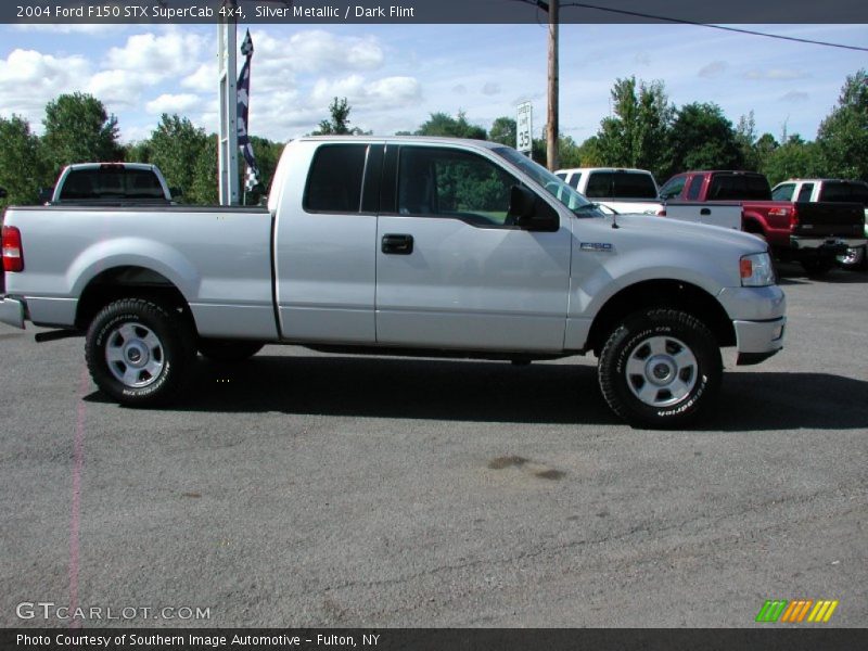 Silver Metallic / Dark Flint 2004 Ford F150 STX SuperCab 4x4