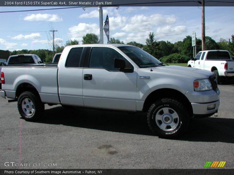 Silver Metallic / Dark Flint 2004 Ford F150 STX SuperCab 4x4