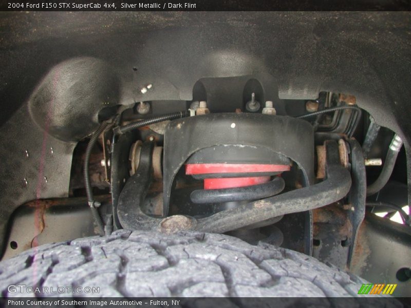 Silver Metallic / Dark Flint 2004 Ford F150 STX SuperCab 4x4