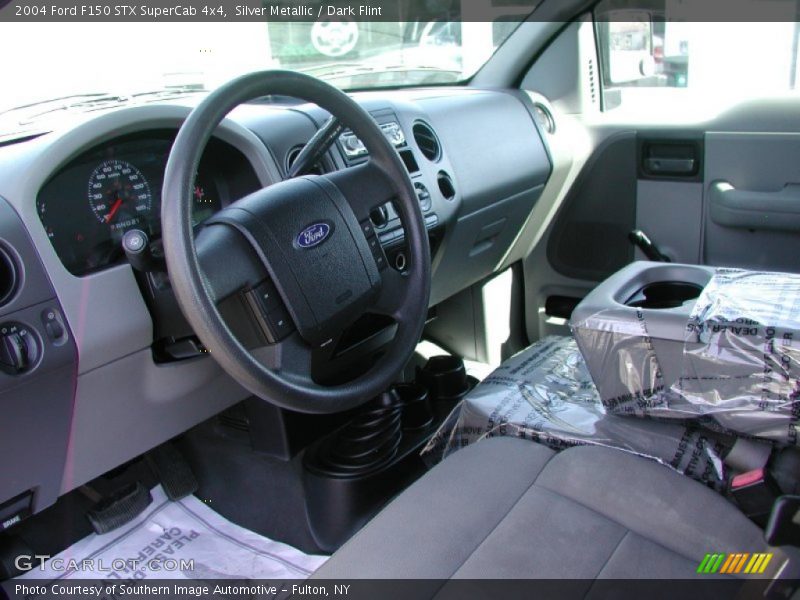 Silver Metallic / Dark Flint 2004 Ford F150 STX SuperCab 4x4