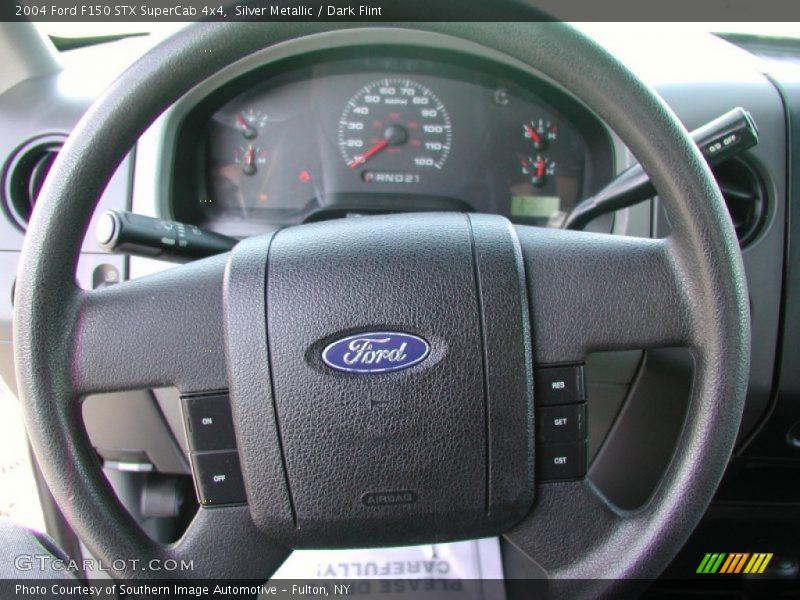 Silver Metallic / Dark Flint 2004 Ford F150 STX SuperCab 4x4