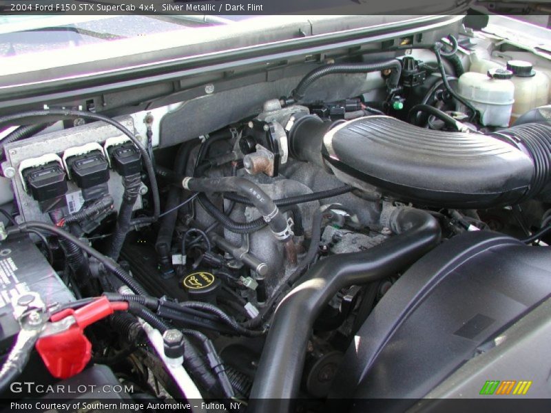 Silver Metallic / Dark Flint 2004 Ford F150 STX SuperCab 4x4
