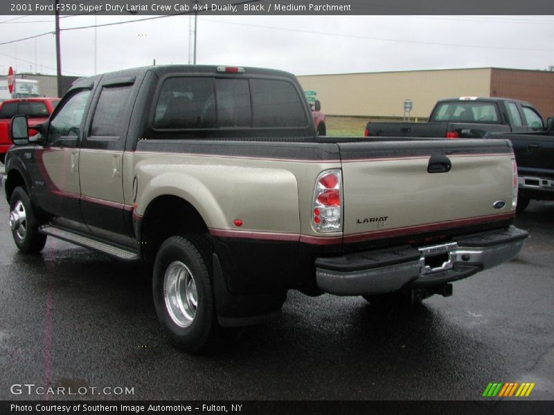 Black / Medium Parchment 2001 Ford F350 Super Duty Lariat Crew Cab 4x4 Dually