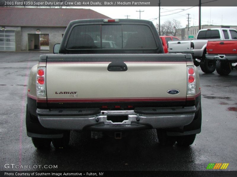 Black / Medium Parchment 2001 Ford F350 Super Duty Lariat Crew Cab 4x4 Dually