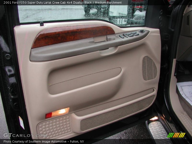 Black / Medium Parchment 2001 Ford F350 Super Duty Lariat Crew Cab 4x4 Dually