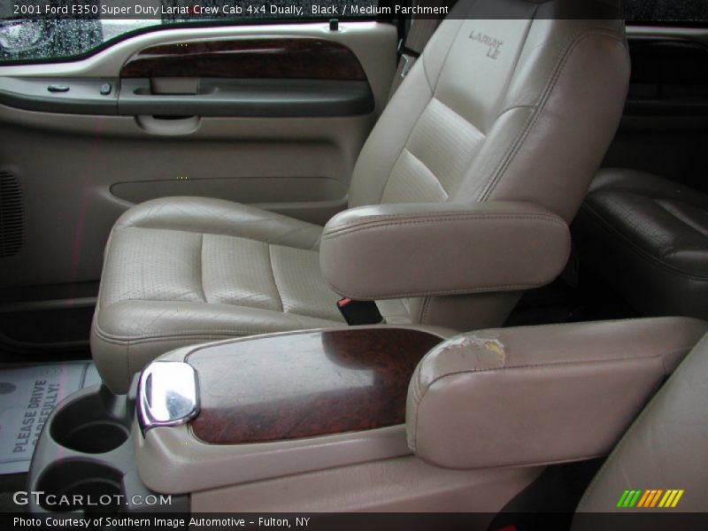 Black / Medium Parchment 2001 Ford F350 Super Duty Lariat Crew Cab 4x4 Dually