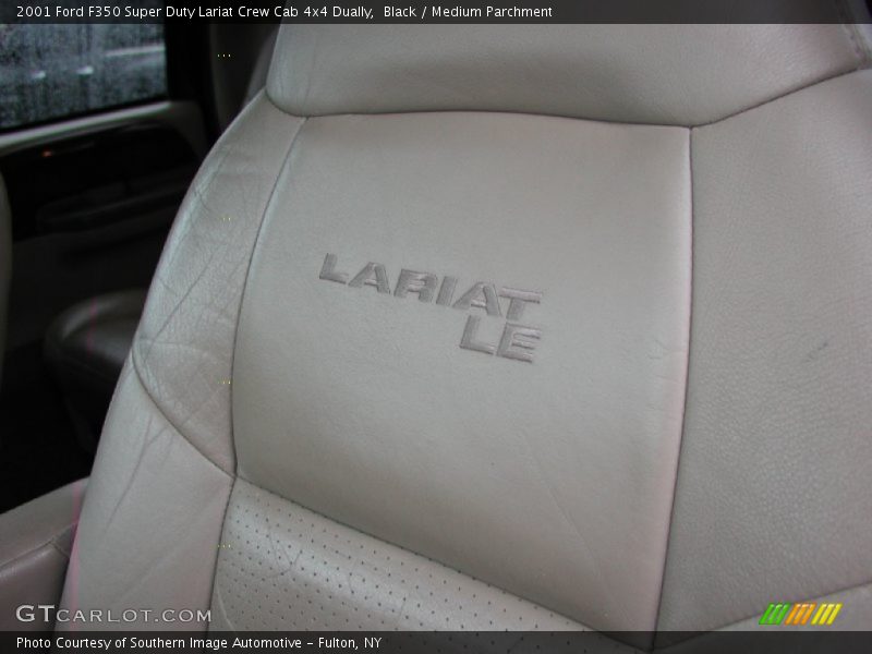 Black / Medium Parchment 2001 Ford F350 Super Duty Lariat Crew Cab 4x4 Dually