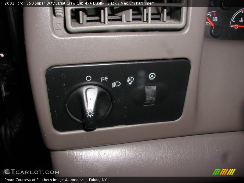 Black / Medium Parchment 2001 Ford F350 Super Duty Lariat Crew Cab 4x4 Dually