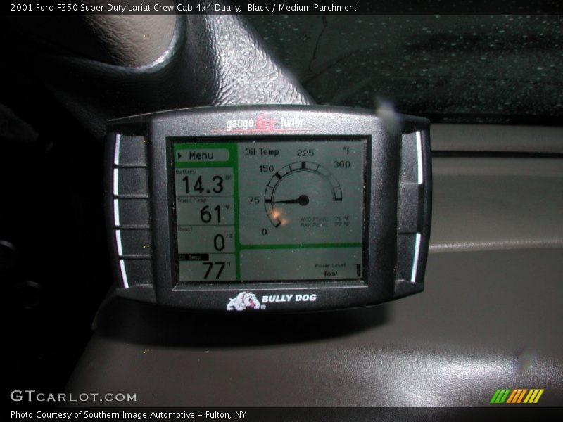 Black / Medium Parchment 2001 Ford F350 Super Duty Lariat Crew Cab 4x4 Dually