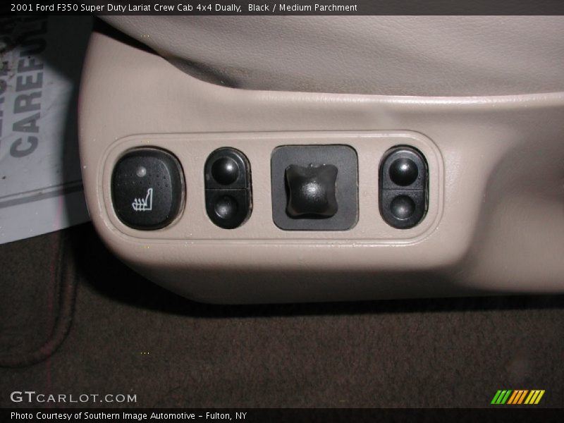 Black / Medium Parchment 2001 Ford F350 Super Duty Lariat Crew Cab 4x4 Dually