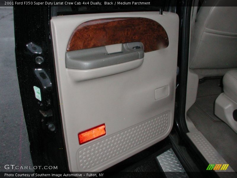 Black / Medium Parchment 2001 Ford F350 Super Duty Lariat Crew Cab 4x4 Dually