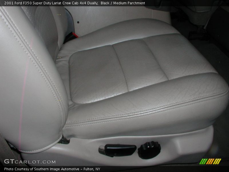 Black / Medium Parchment 2001 Ford F350 Super Duty Lariat Crew Cab 4x4 Dually