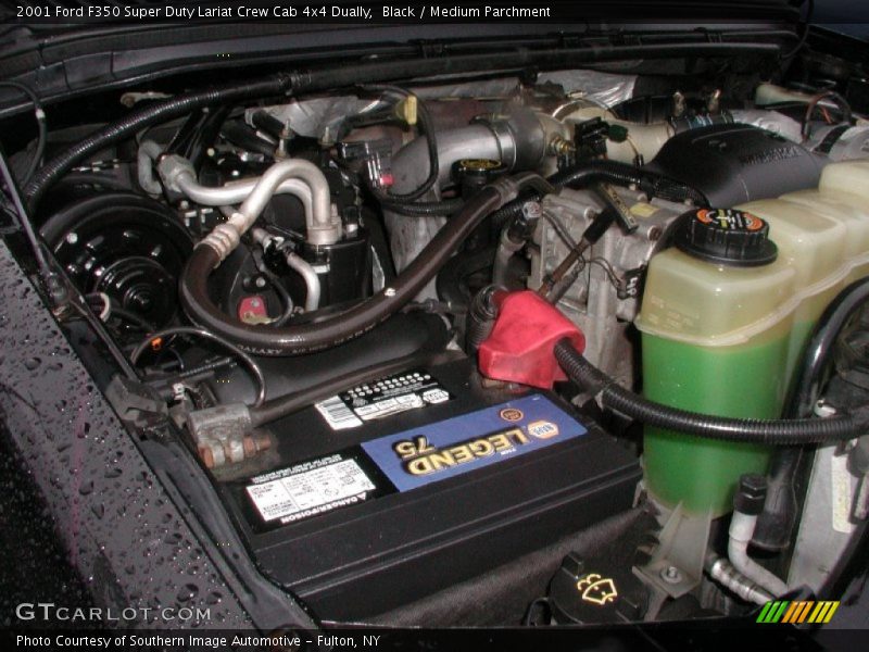 Black / Medium Parchment 2001 Ford F350 Super Duty Lariat Crew Cab 4x4 Dually