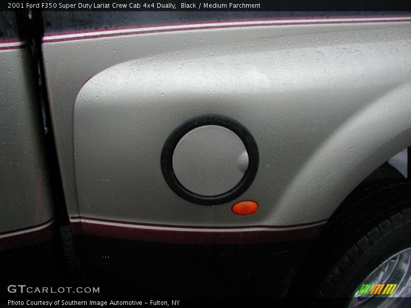 Black / Medium Parchment 2001 Ford F350 Super Duty Lariat Crew Cab 4x4 Dually