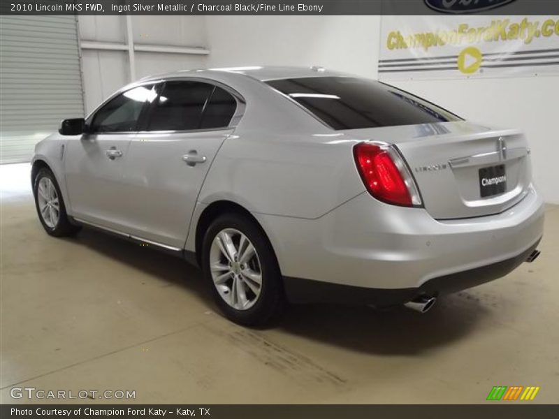 Ingot Silver Metallic / Charcoal Black/Fine Line Ebony 2010 Lincoln MKS FWD