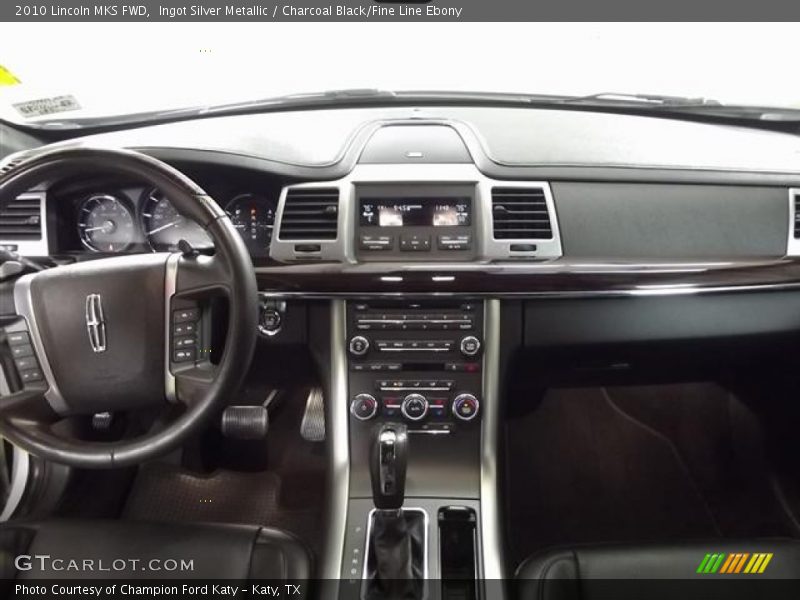 Ingot Silver Metallic / Charcoal Black/Fine Line Ebony 2010 Lincoln MKS FWD