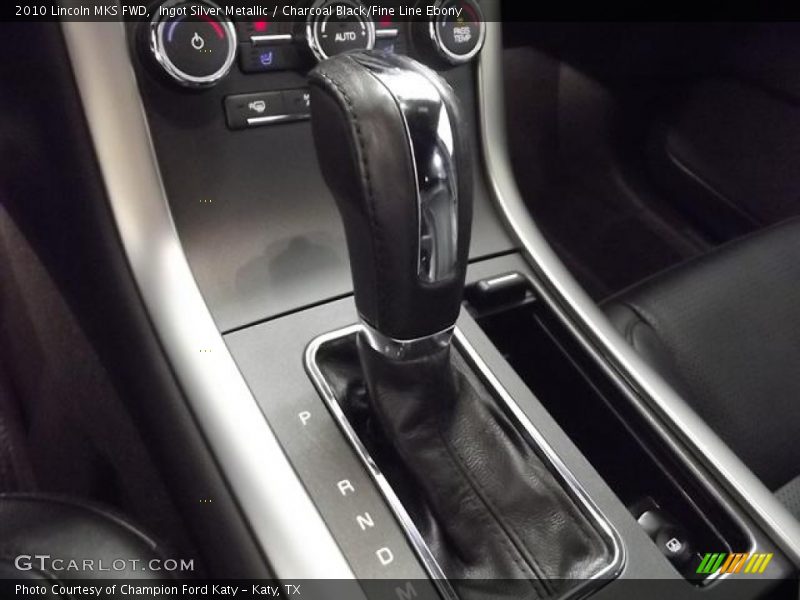 Ingot Silver Metallic / Charcoal Black/Fine Line Ebony 2010 Lincoln MKS FWD