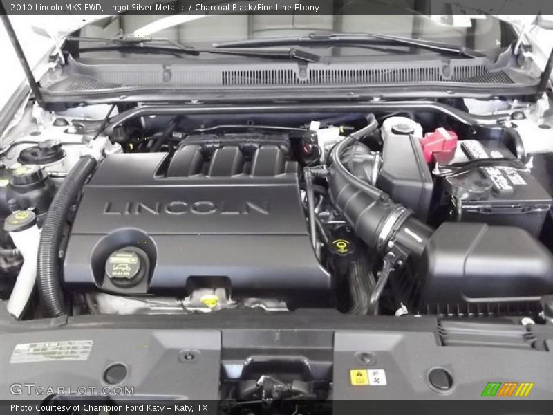 Ingot Silver Metallic / Charcoal Black/Fine Line Ebony 2010 Lincoln MKS FWD