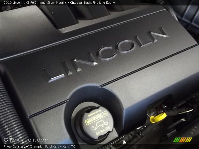 Ingot Silver Metallic / Charcoal Black/Fine Line Ebony 2010 Lincoln MKS FWD