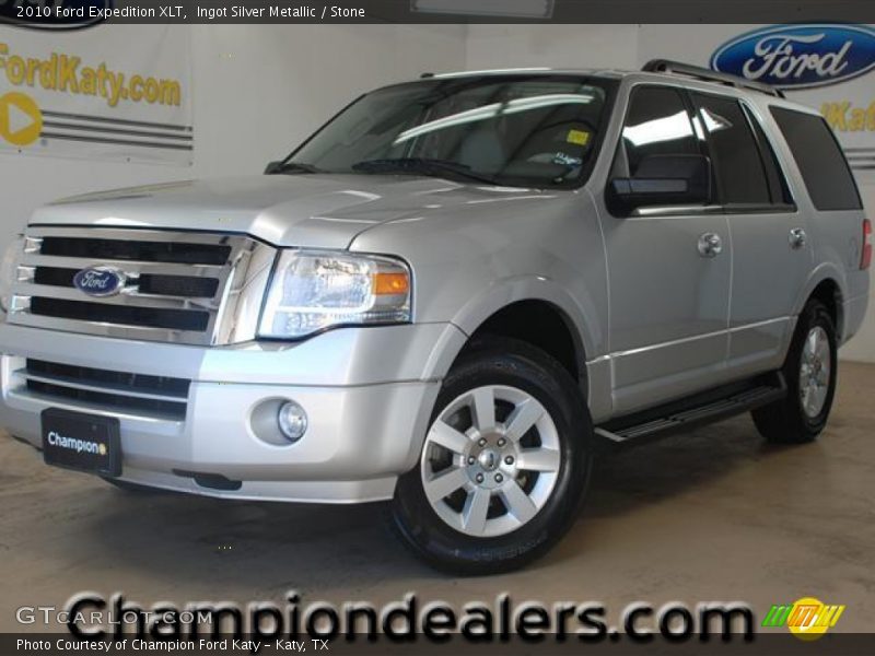 Ingot Silver Metallic / Stone 2010 Ford Expedition XLT