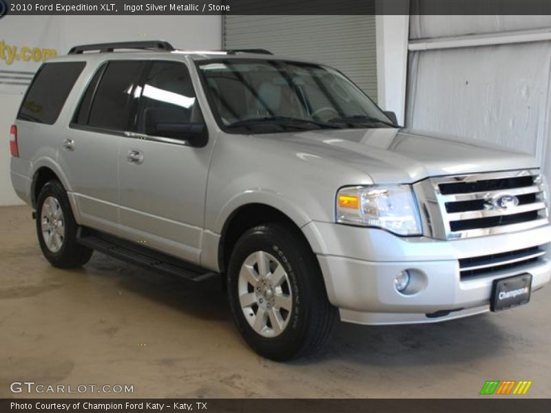 Ingot Silver Metallic / Stone 2010 Ford Expedition XLT