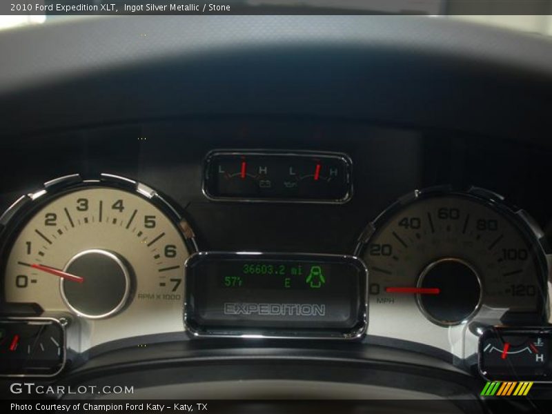 Ingot Silver Metallic / Stone 2010 Ford Expedition XLT