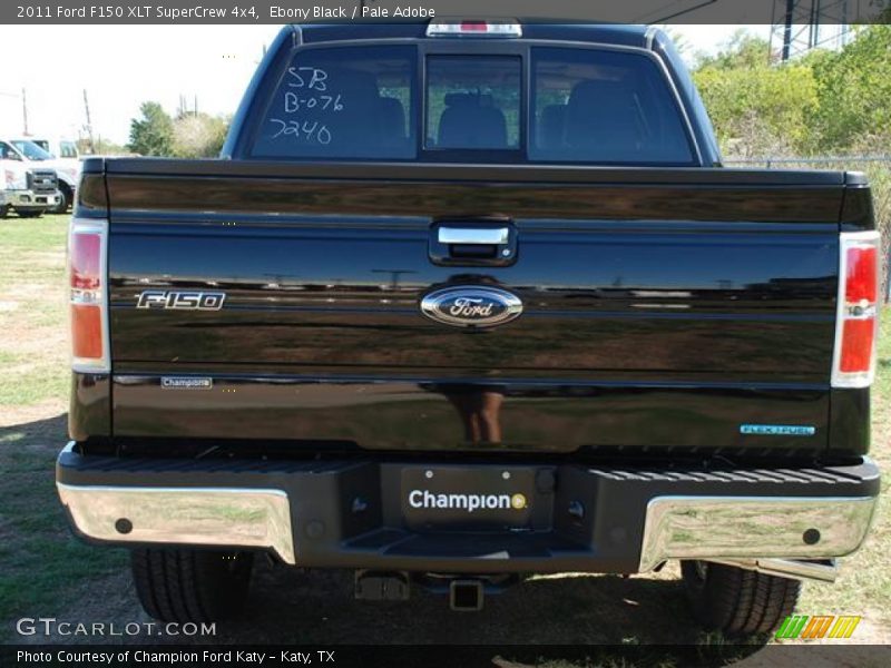 Ebony Black / Pale Adobe 2011 Ford F150 XLT SuperCrew 4x4