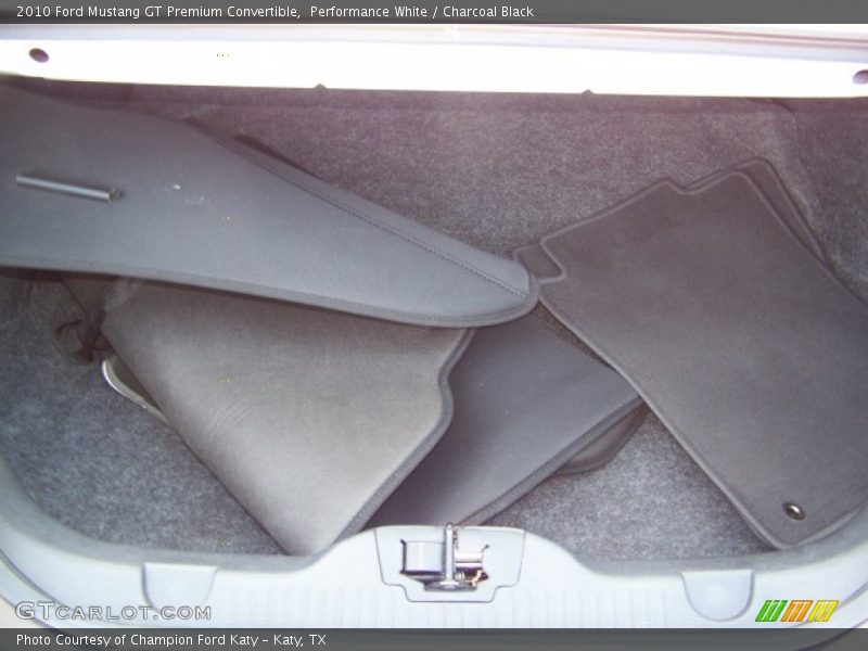Performance White / Charcoal Black 2010 Ford Mustang GT Premium Convertible