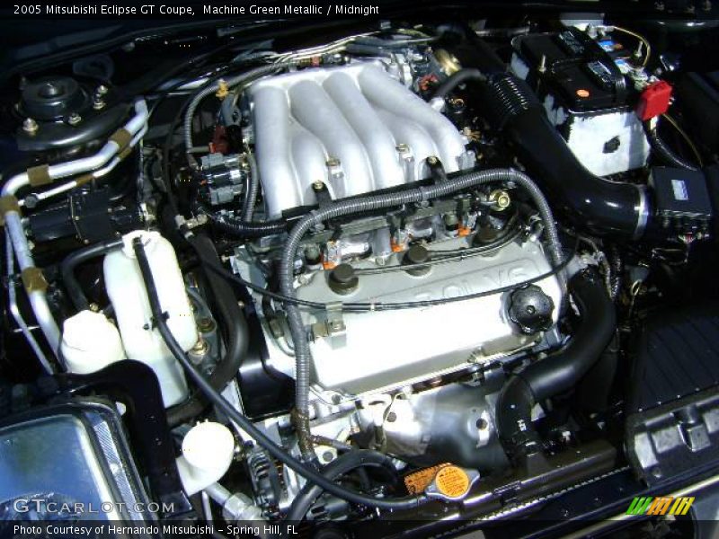 Machine Green Metallic / Midnight 2005 Mitsubishi Eclipse GT Coupe
