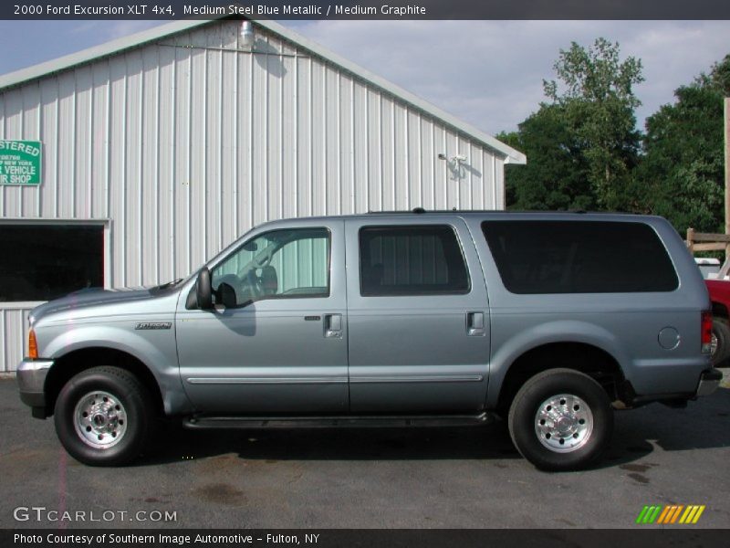 Medium Steel Blue Metallic / Medium Graphite 2000 Ford Excursion XLT 4x4