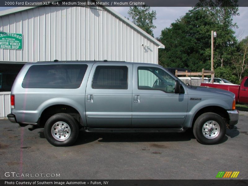 Medium Steel Blue Metallic / Medium Graphite 2000 Ford Excursion XLT 4x4