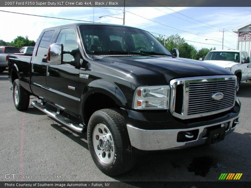 Black / Black 2007 Ford F350 Super Duty XLT Crew Cab 4x4