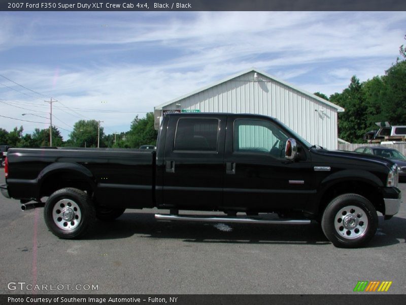 Black / Black 2007 Ford F350 Super Duty XLT Crew Cab 4x4