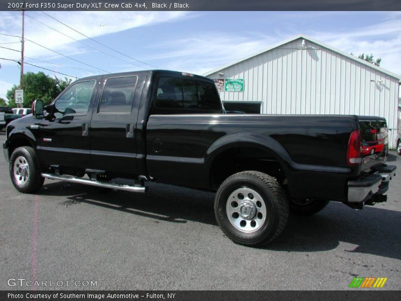 Black / Black 2007 Ford F350 Super Duty XLT Crew Cab 4x4