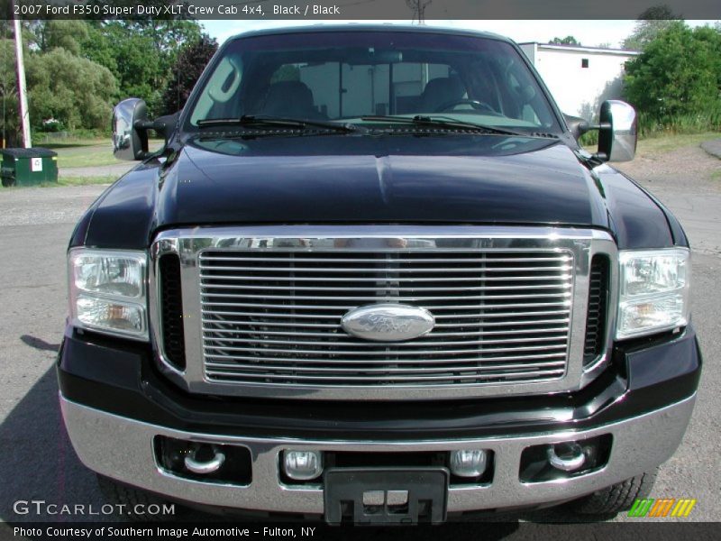 Black / Black 2007 Ford F350 Super Duty XLT Crew Cab 4x4