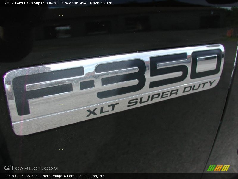 Black / Black 2007 Ford F350 Super Duty XLT Crew Cab 4x4