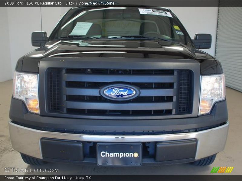 Black / Stone/Medium Stone 2009 Ford F150 XL Regular Cab