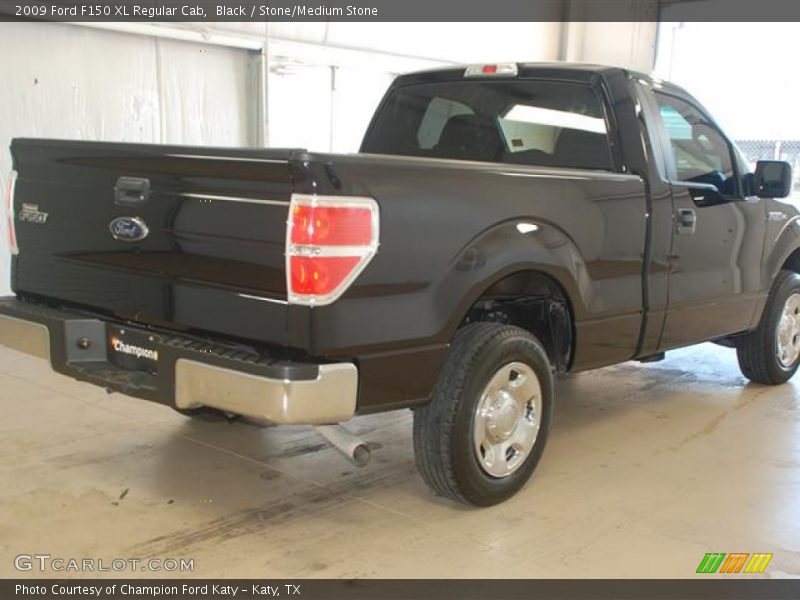 Black / Stone/Medium Stone 2009 Ford F150 XL Regular Cab