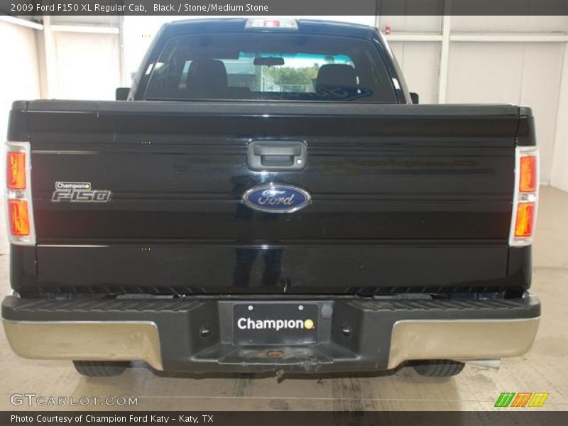 Black / Stone/Medium Stone 2009 Ford F150 XL Regular Cab